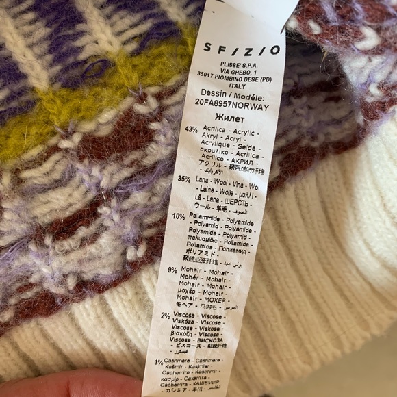 SFIZIO Sweater Vest - Picture 4 of 4